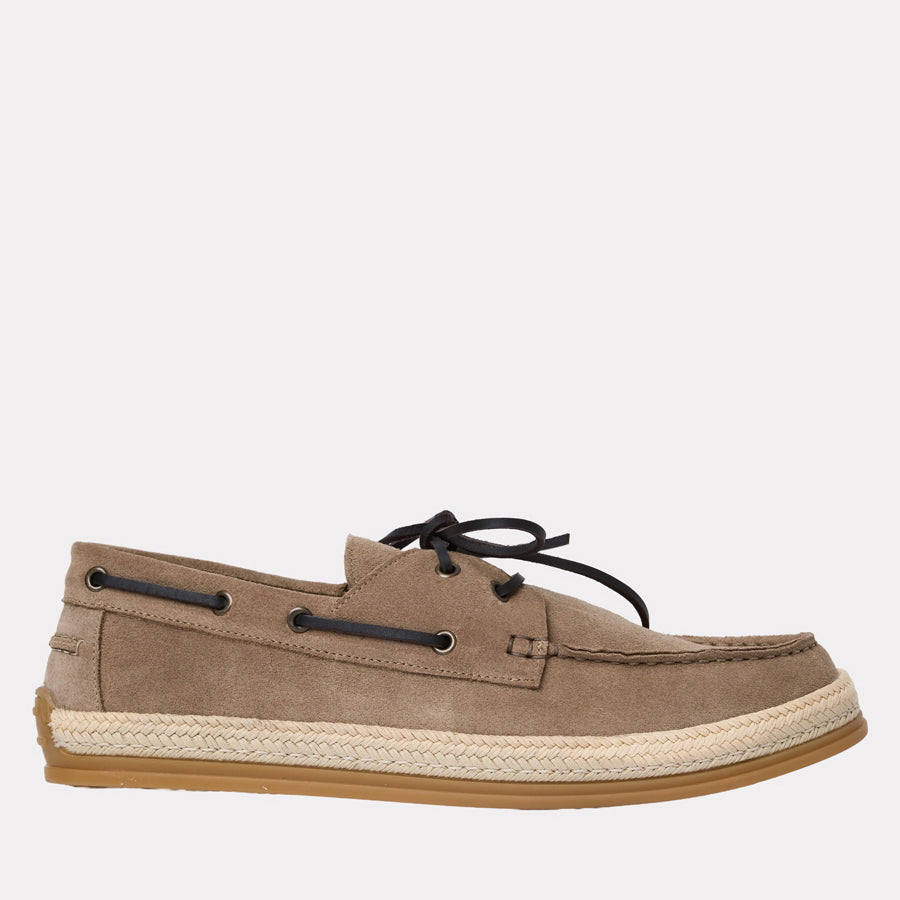Allen Men's Suede Loafers| Lace-Up Summer Shoes | Andre Assous