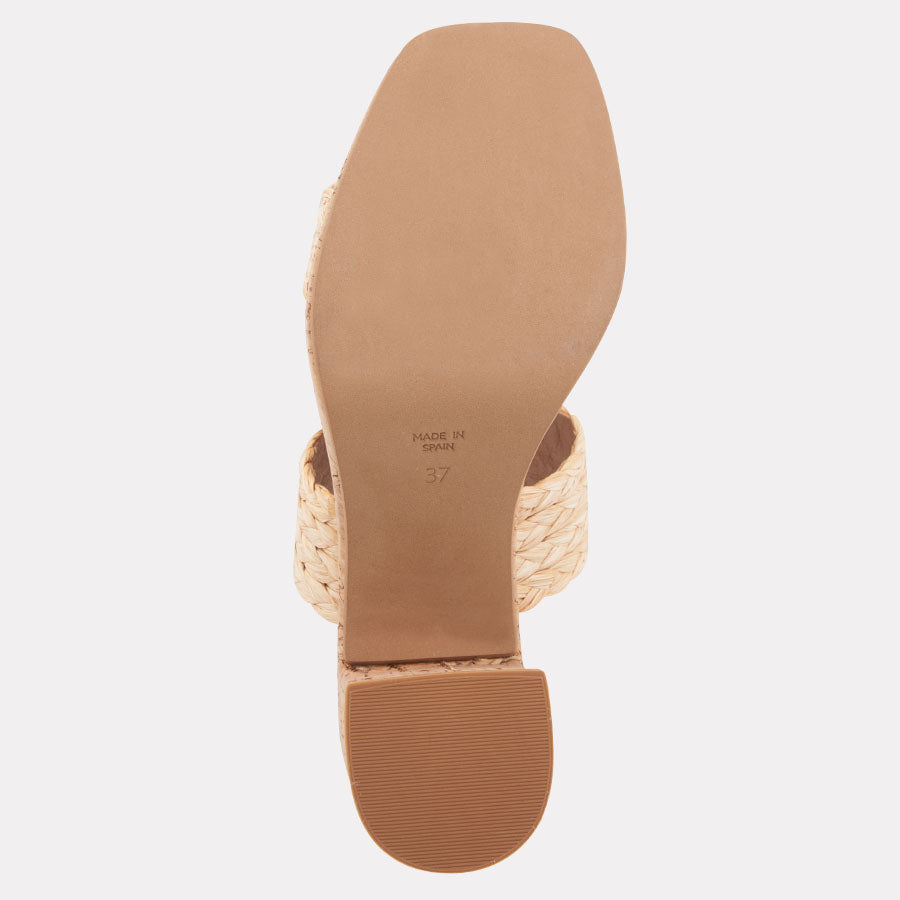 Cairo Raffia Heel