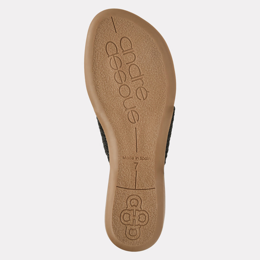 Nara Neutral Stretch Raffia Featherweights™ Sandal