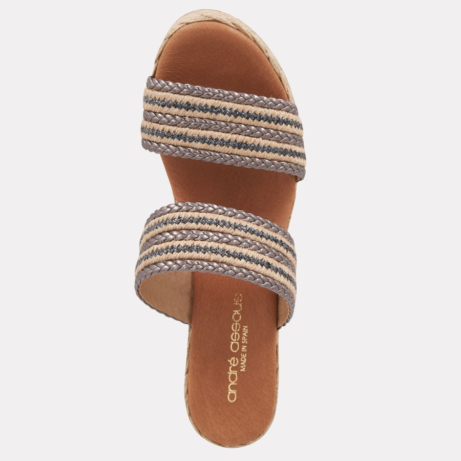 Natural Silver Raffia