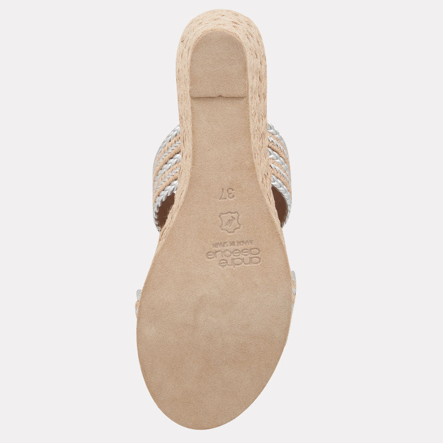 Nolita Metallic Espadrille Wedge