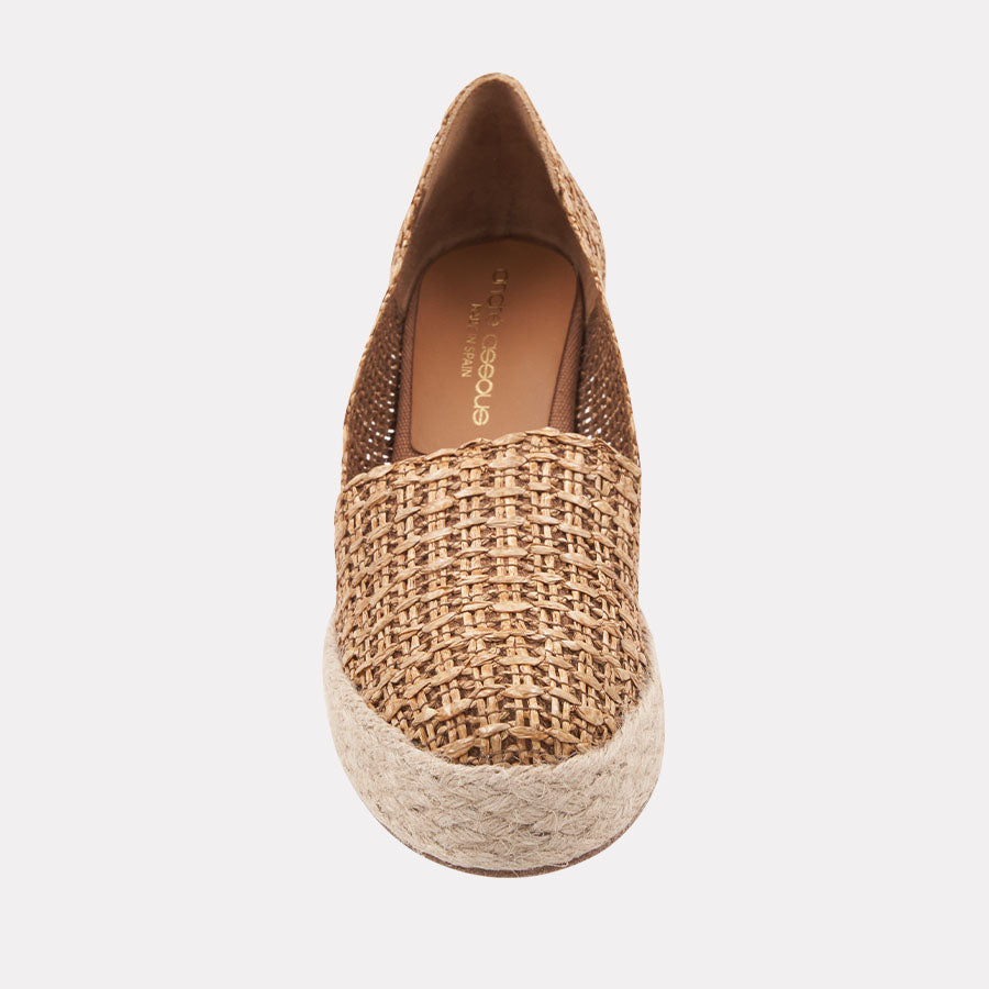 Patti Woven Raffia Espadrille Wedge