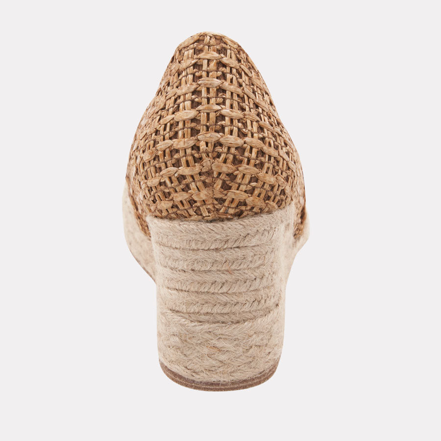 Patti Woven Raffia Espadrille Wedge