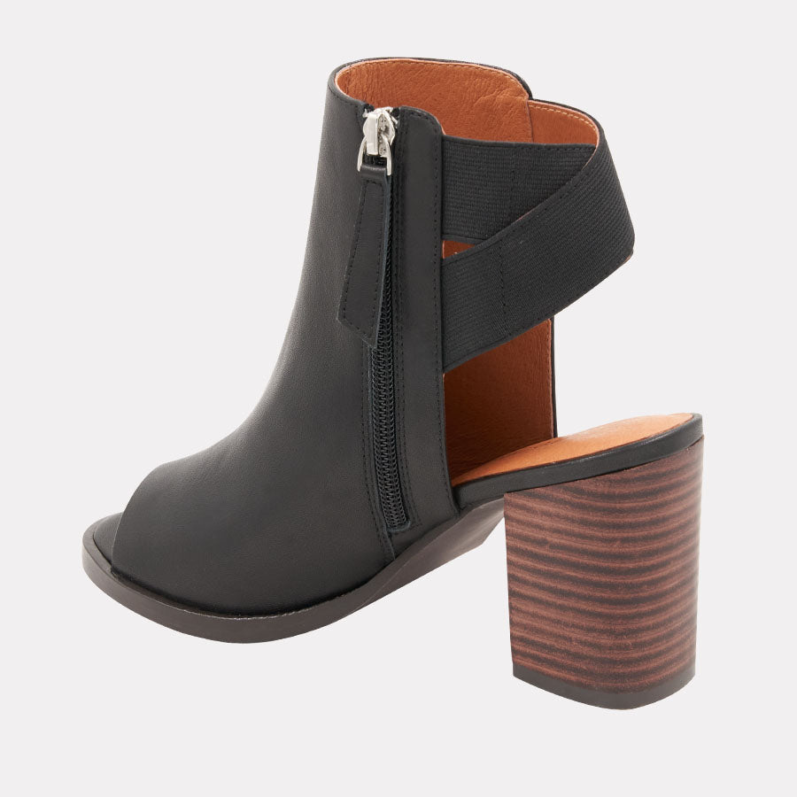 Zazie Leather Heel