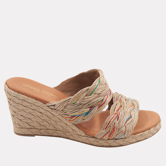 White Multi Raffia