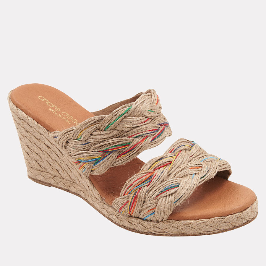 White Multi Raffia