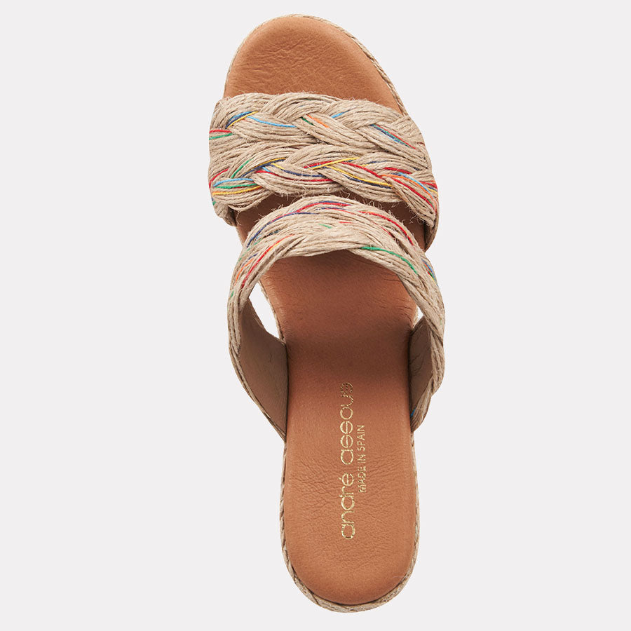 White Multi Raffia