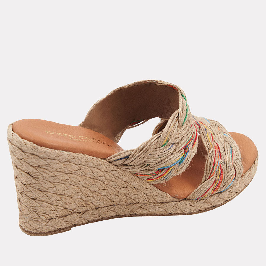 White Multi Raffia