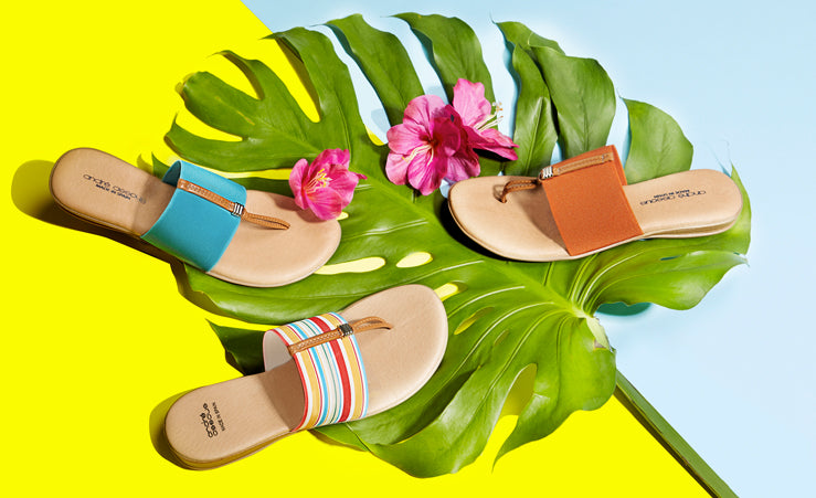 andre assous colorful nice family sandals