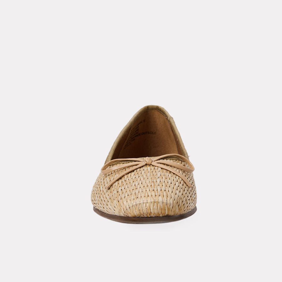 Haley Raffia Ballet Flat
