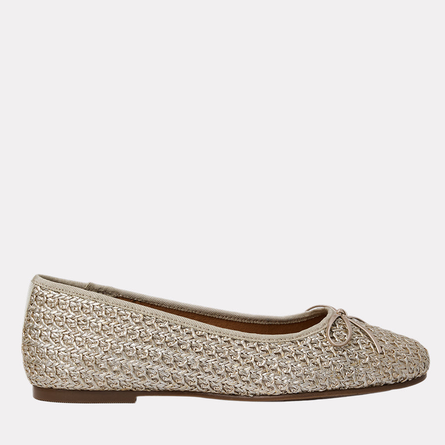 Haley Raffia Ballet Flat
