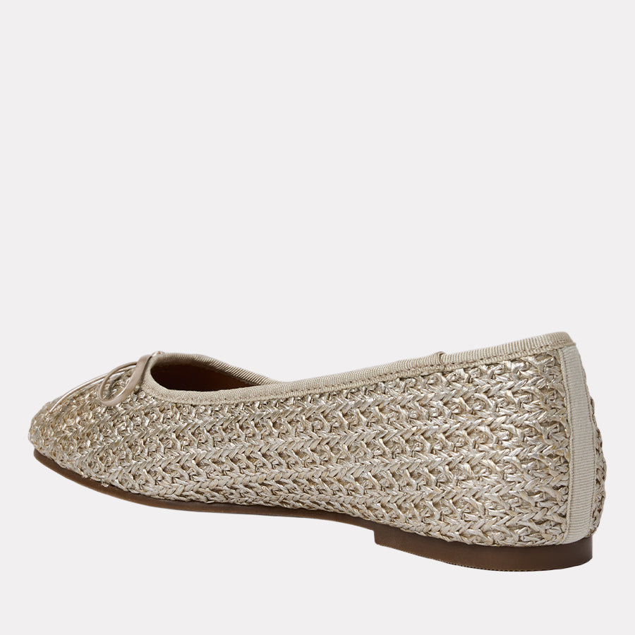 Haley Raffia Ballet Flat