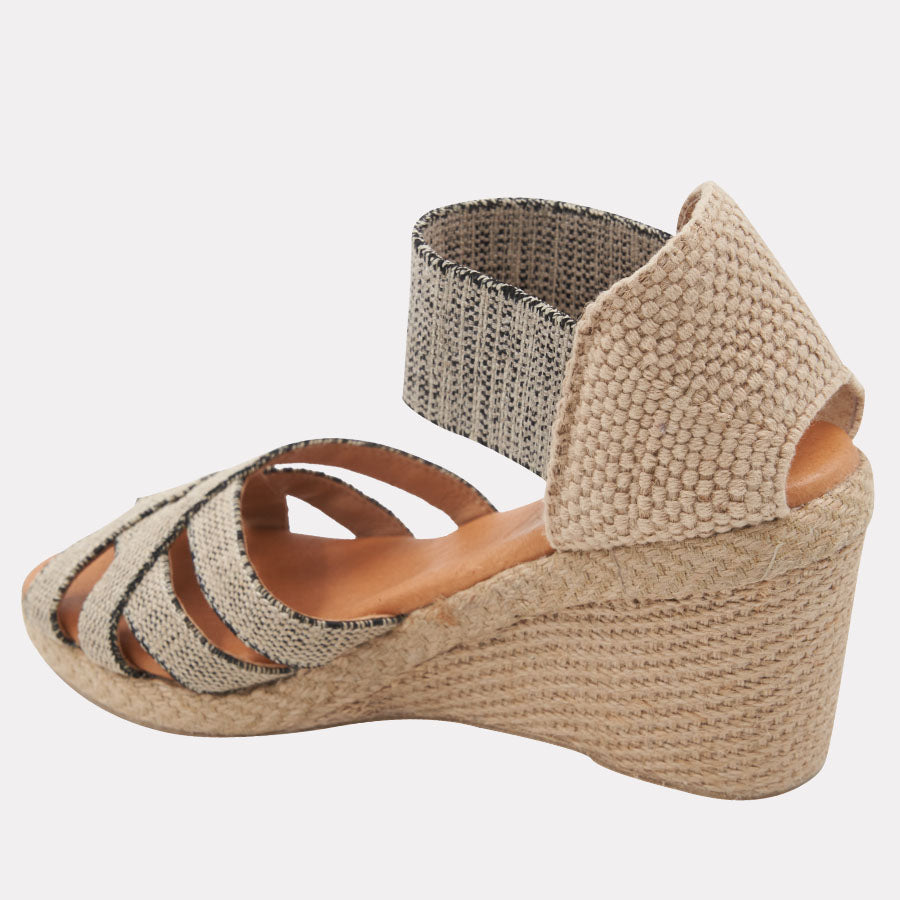 Adin Linen Espadrille Wedge