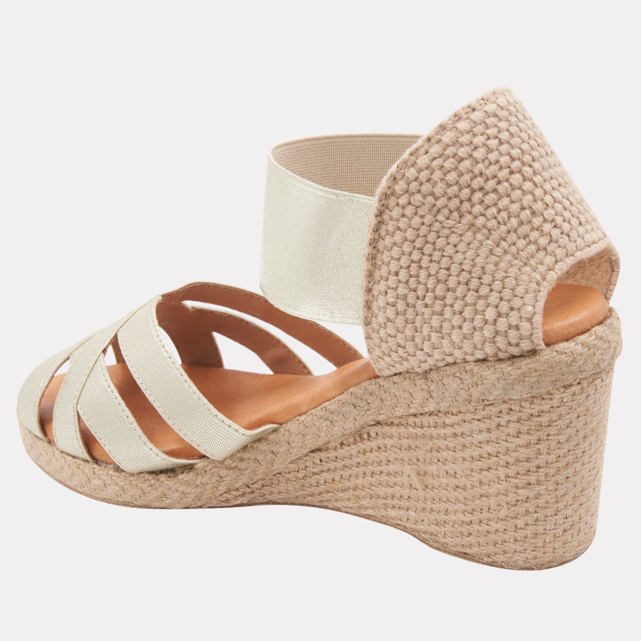Adin Elastic Espadrille Wedge