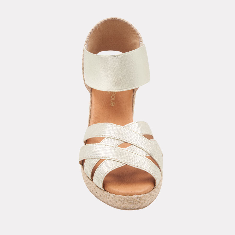 Adin Elastic Espadrille Wedge