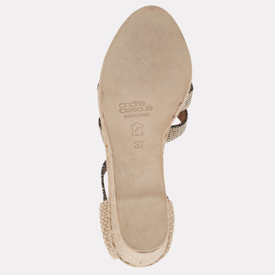 Adin Linen Espadrille Wedge