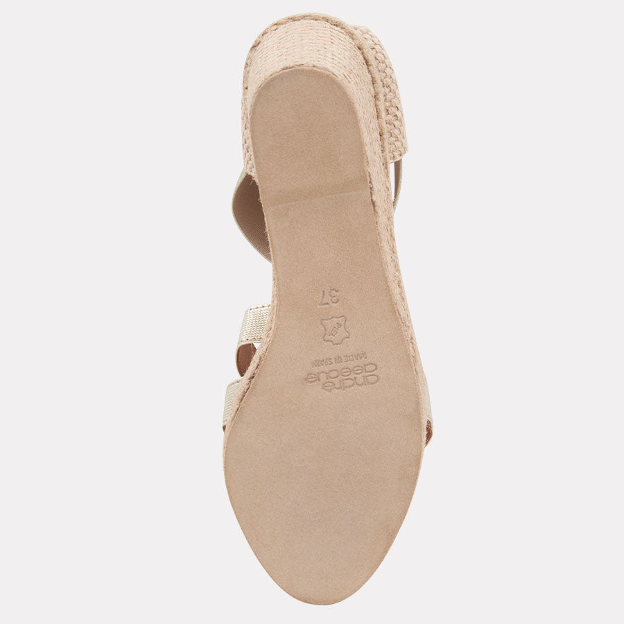 Adin Elastic Espadrille Wedge