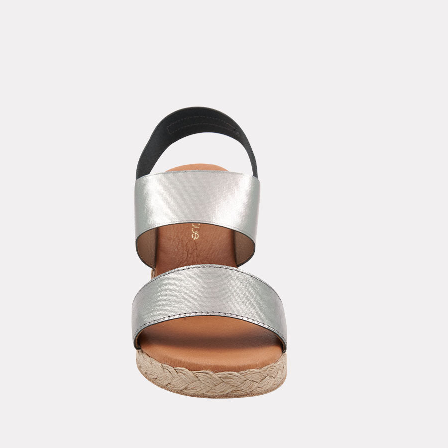 Allison Metallic Espadrille Wedge