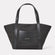 Atlas Black Raffia Tote Bag