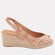 Audrey Cork Espadrille Wedge