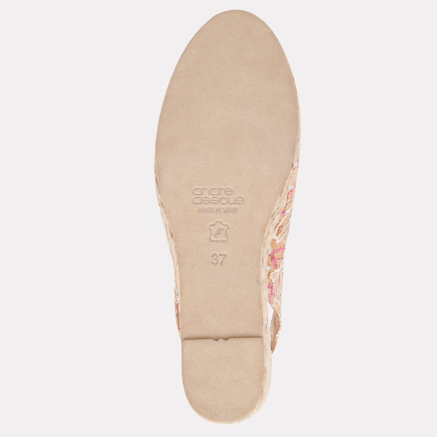 Audrey Cork Espadrille Wedge