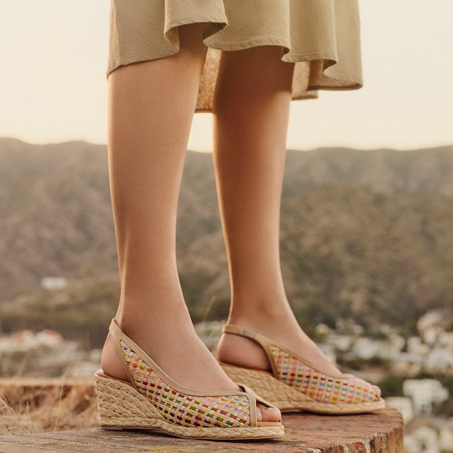 Audrey Woven Espadrille Wedge