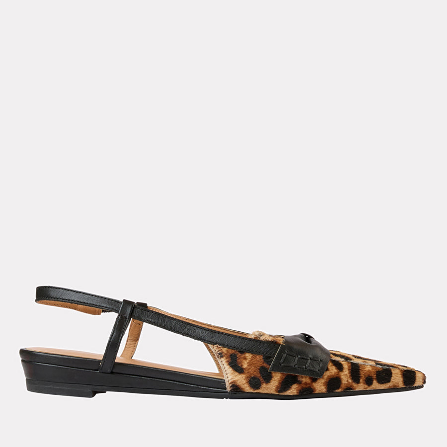 Blake Leopard Mule