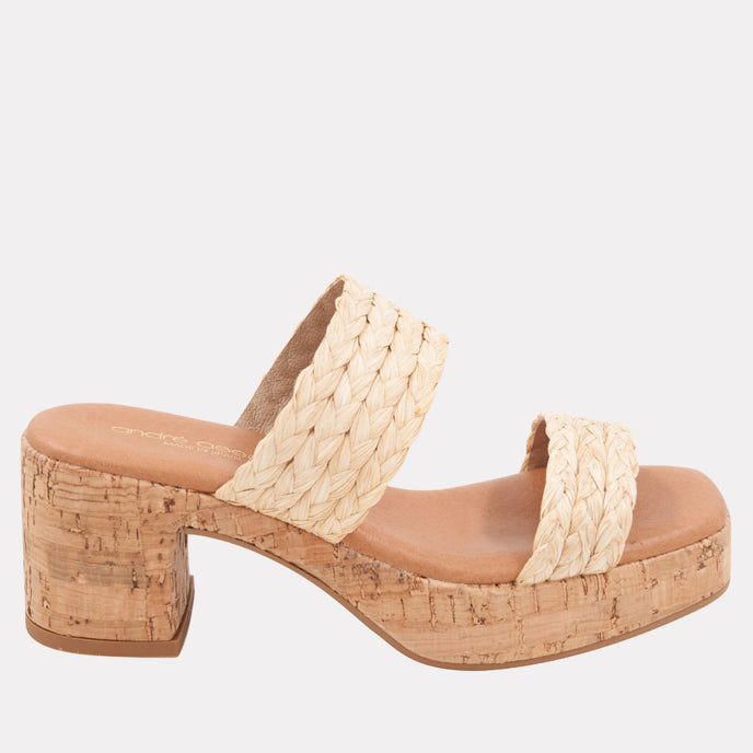 andré assous Cairo Raffia Heel