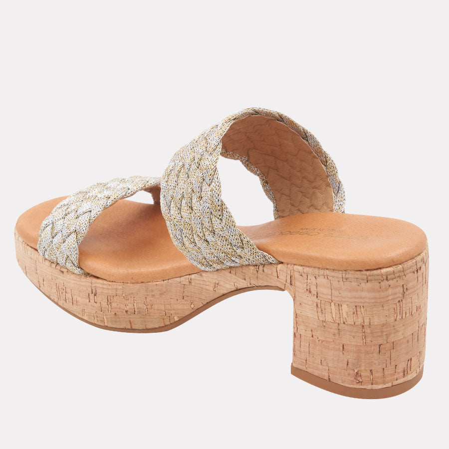 Cairo Woven Raffia Heel