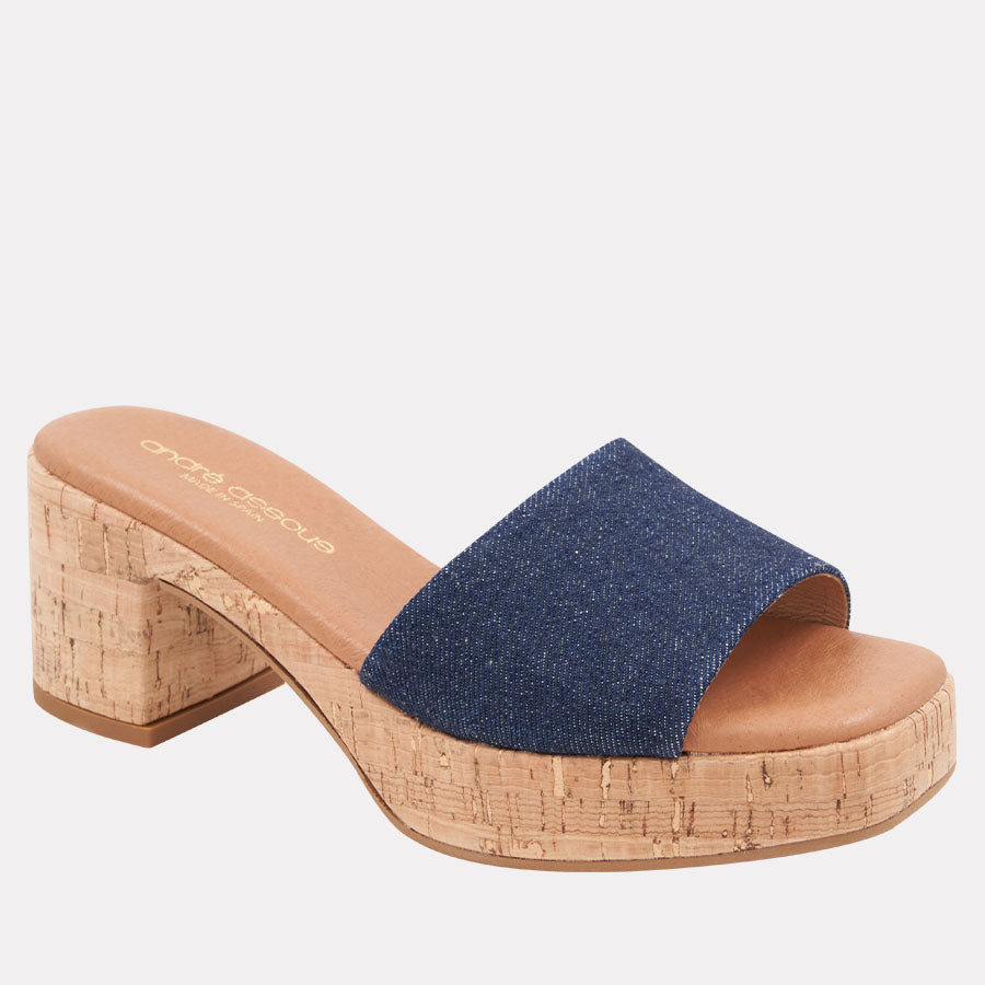 Cypress Denim Heel