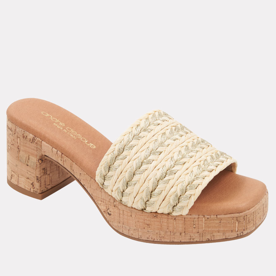 Cypress Raffia Heel