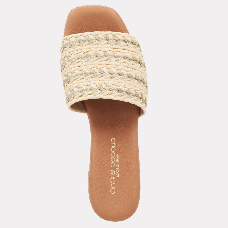 Cypress Raffia Heel