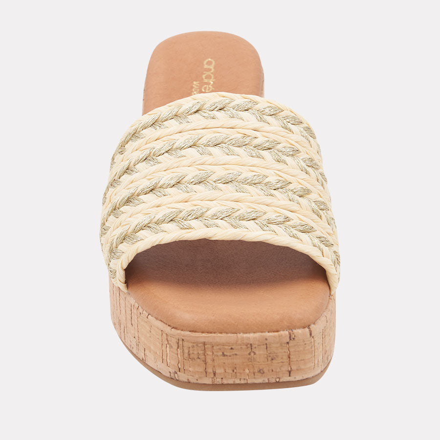 Cypress Raffia Heel