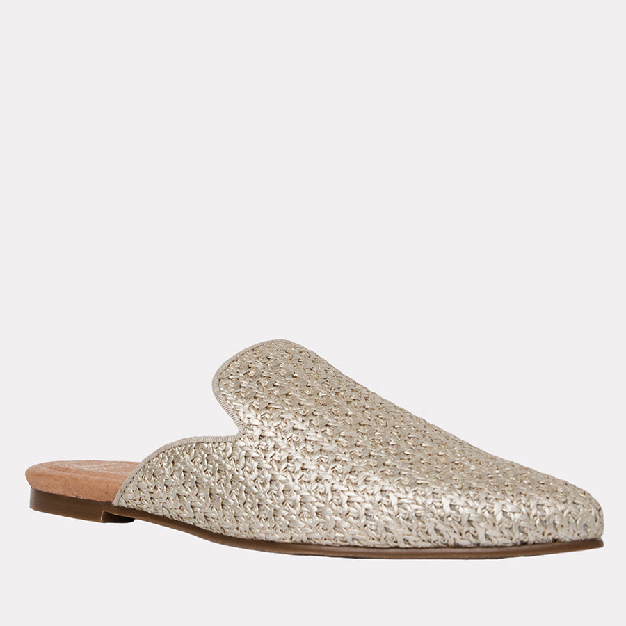 Daria Raffia Flat