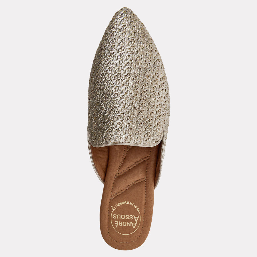 Daria Raffia Flat