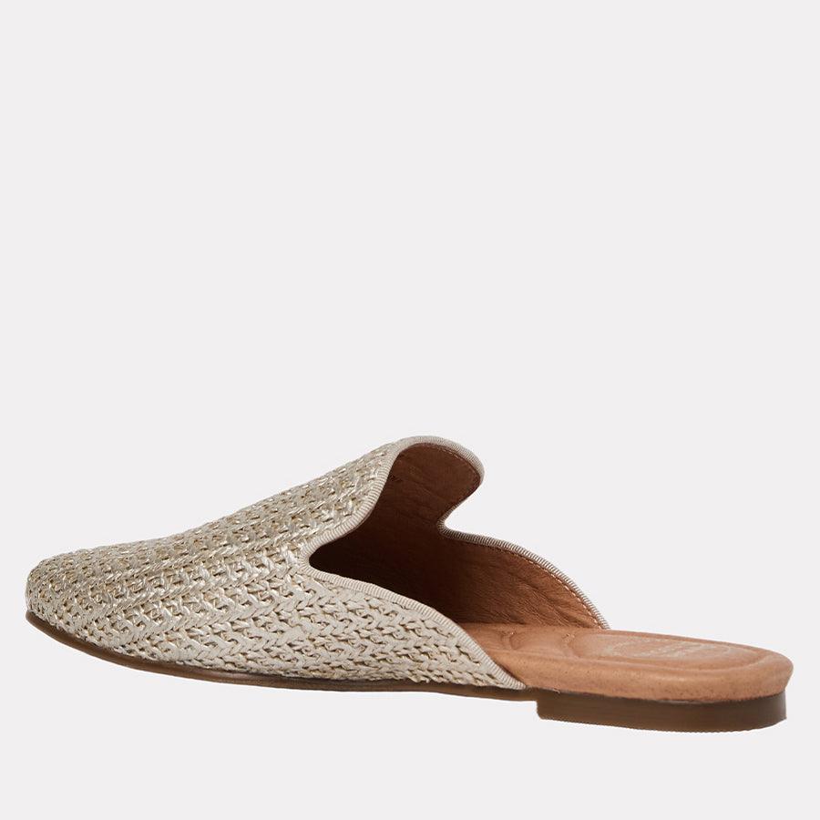 Daria Raffia Flat