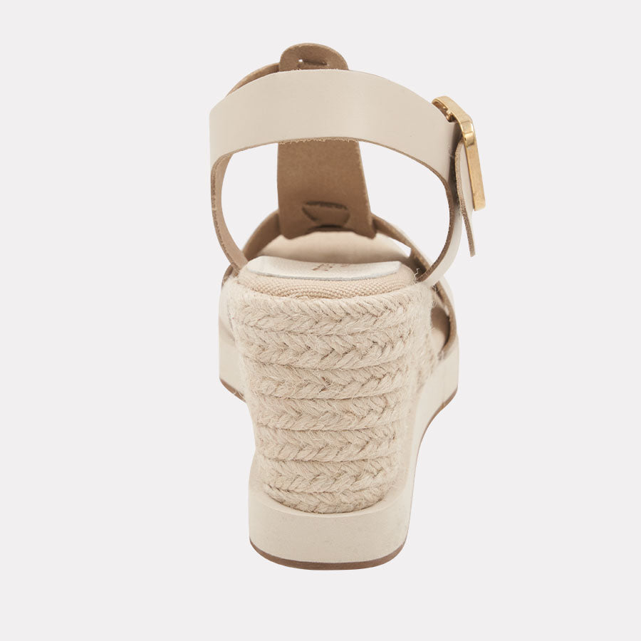 Farami Sole Motion Leather Espadrille Wedge