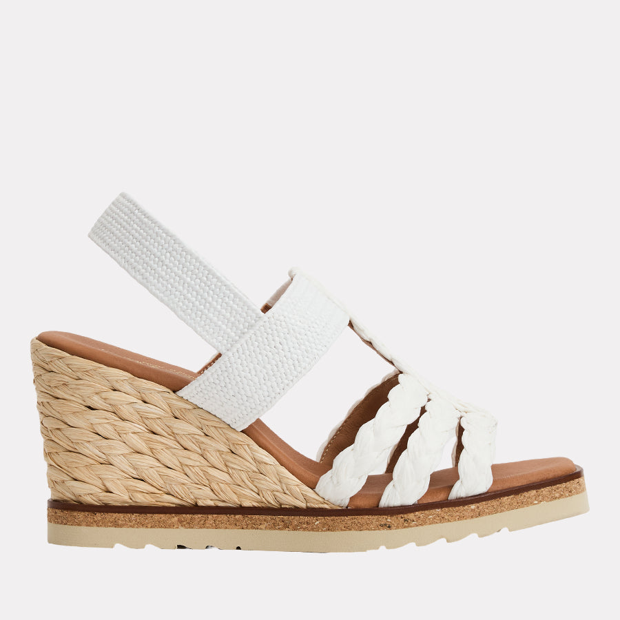Maria Raffia Espadrille Wedge
