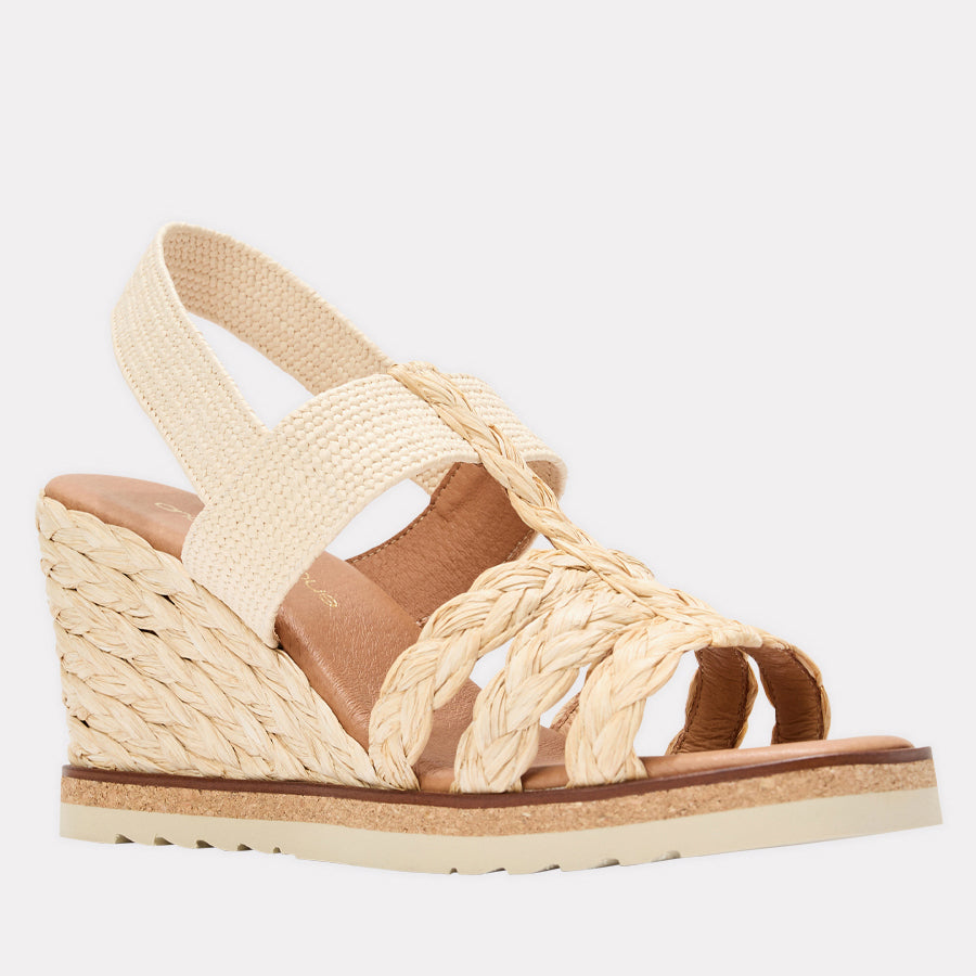 Maria Raffia Espadrille Wedge