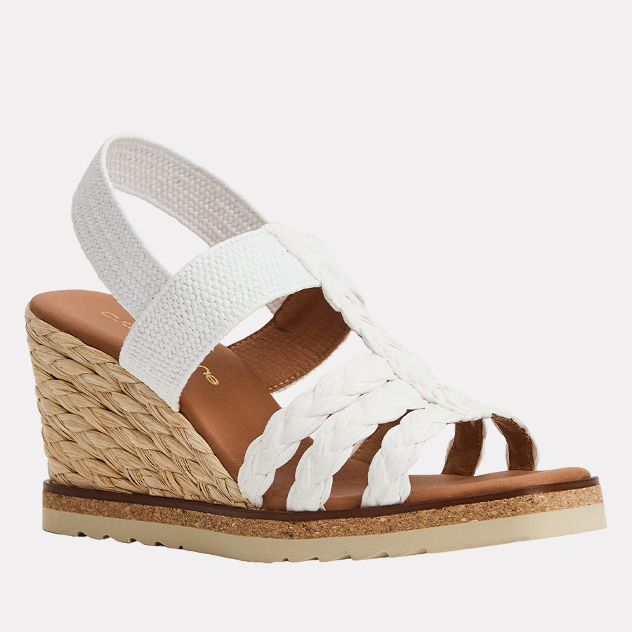 Maria Raffia Espadrille Wedge