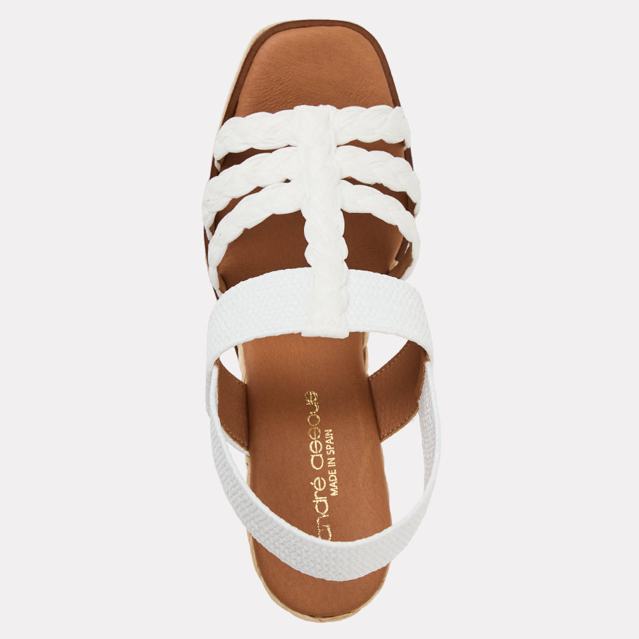 Maria Raffia Espadrille Wedge