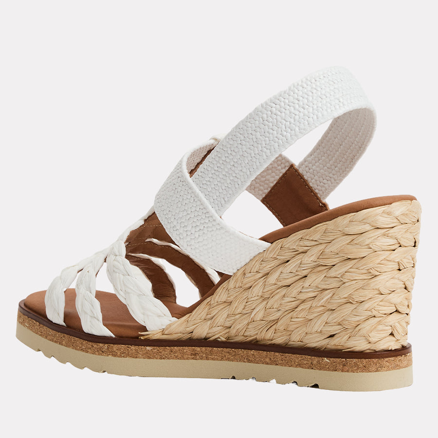 Maria Raffia Espadrille Wedge