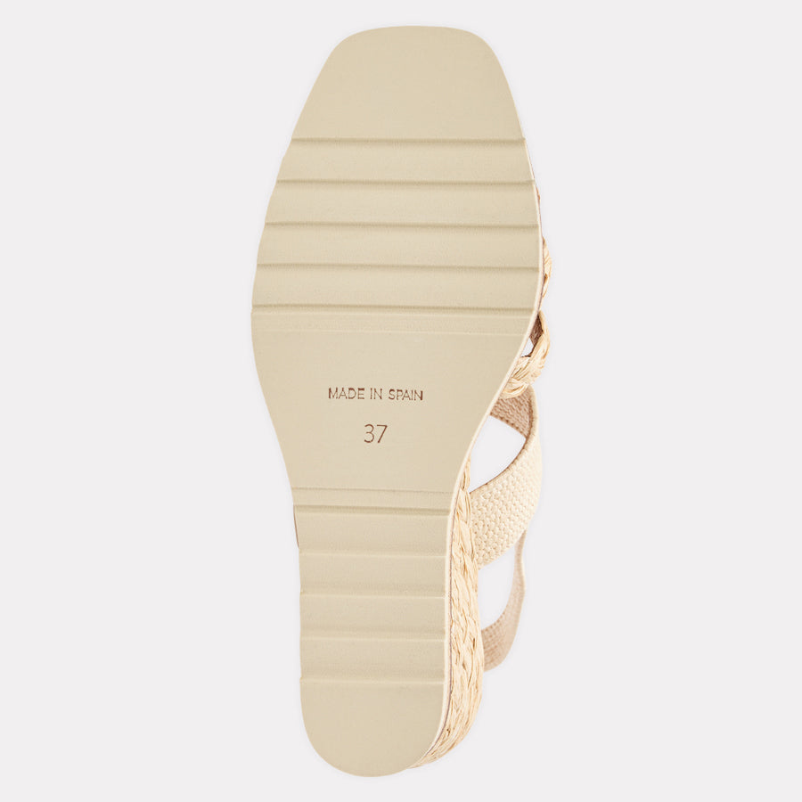 Maria Raffia Espadrille Wedge