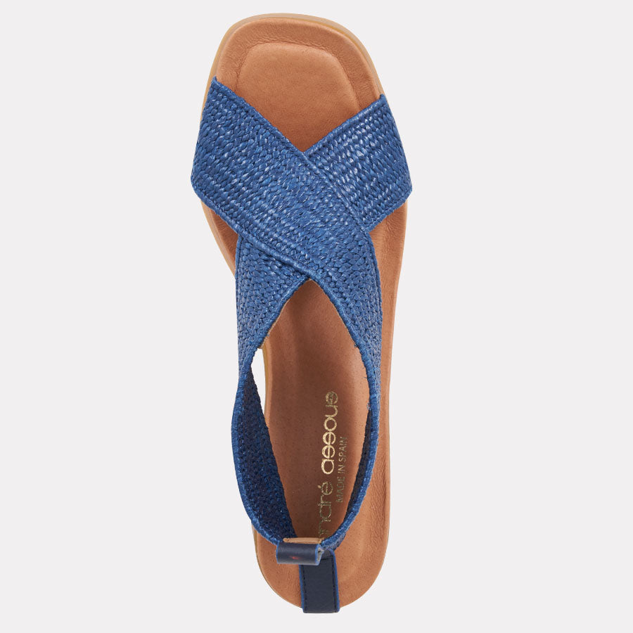 Naira Stretch Raffia Featherweights Heel