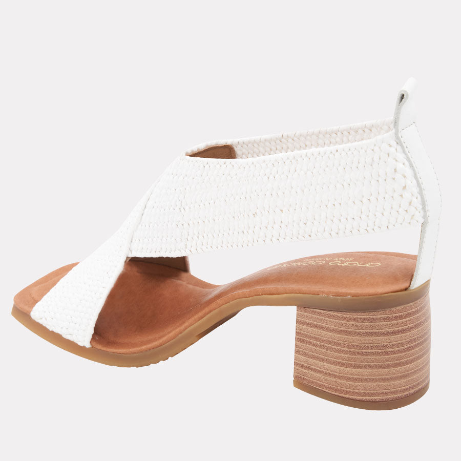 Naira Stretch Raffia Featherweights Heel
