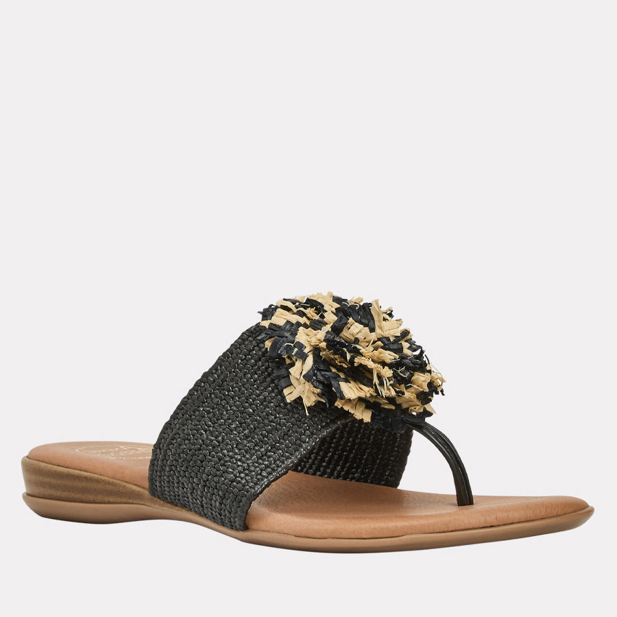 Nara Neutral Stretch Raffia Featherweights™ Sandal