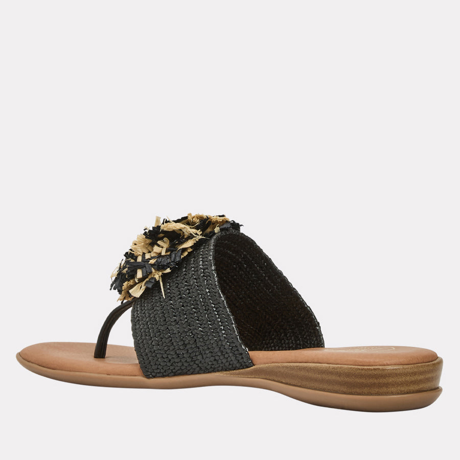 Nara Neutral Stretch Raffia Featherweights™ Sandal