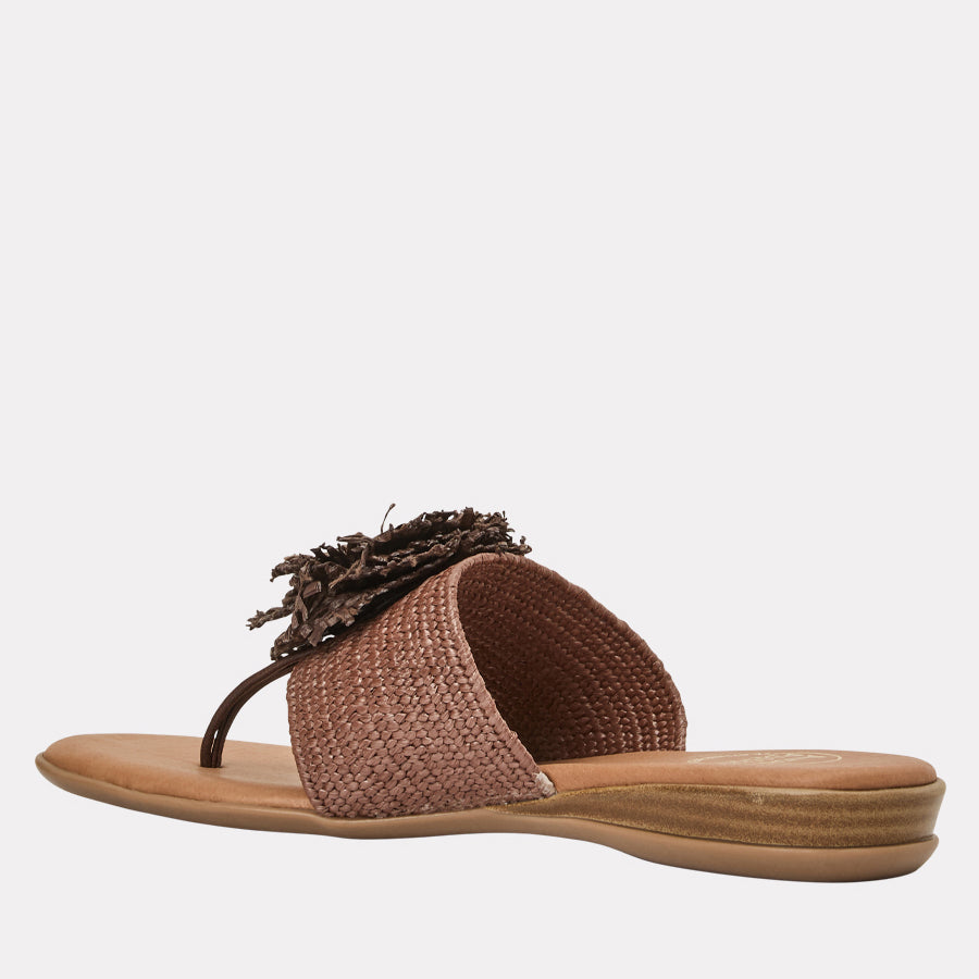 Nara Neutral Stretch Raffia Featherweights™ Sandal