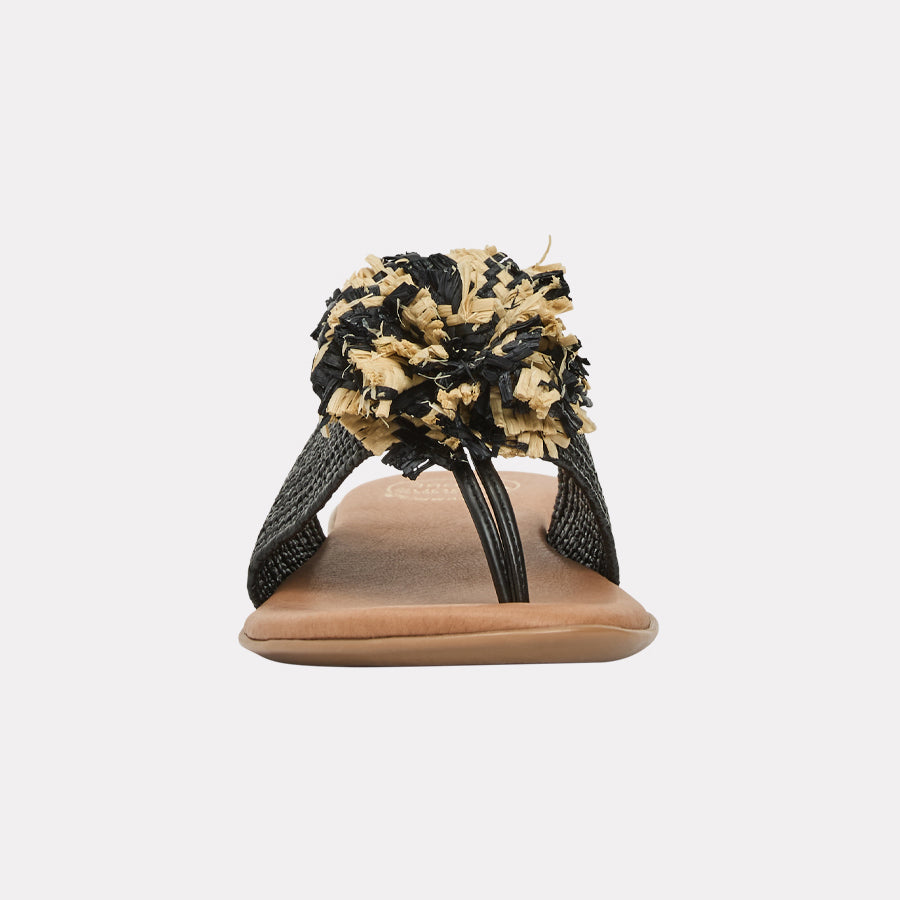 Nara Neutral Stretch Raffia Featherweights™ Sandal