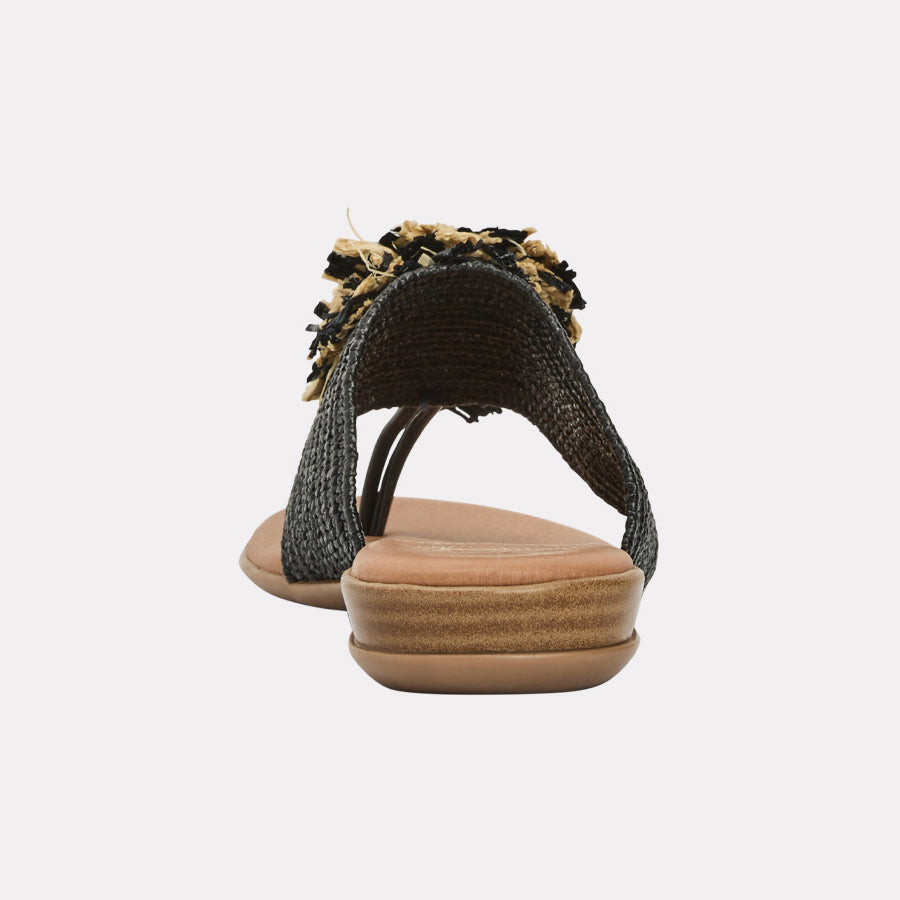 Nara Neutral Stretch Raffia Featherweights™ Sandal